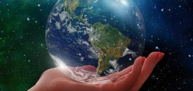 The earth and God's kingdom.